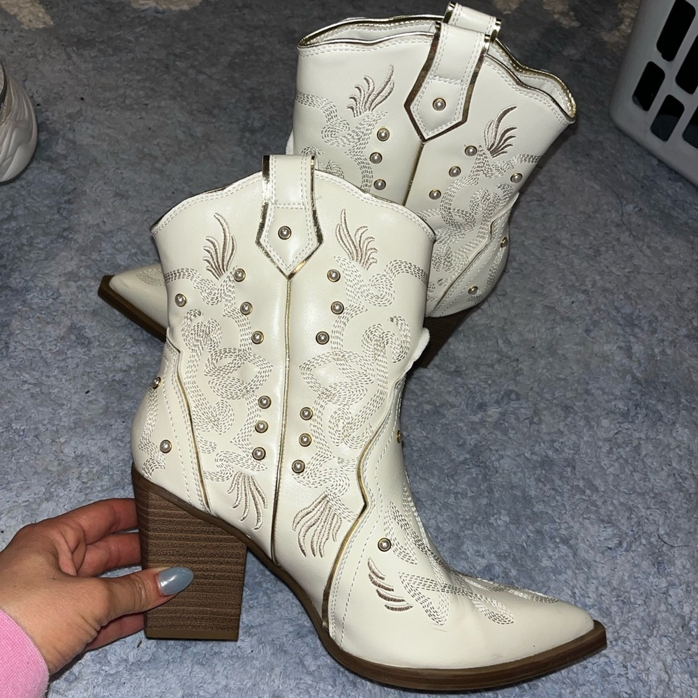 White western booties